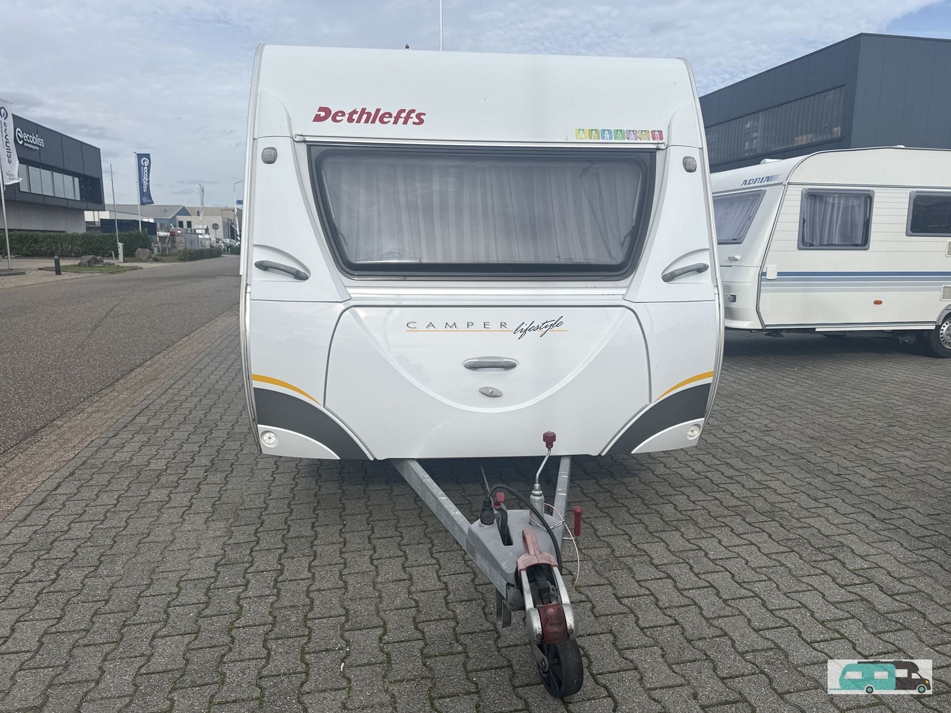 Dethleffs camper Lifestyle 510 DB vol optie's (bj 2009), 7 tot 8 meter, Bedrijf, Dethleffs, Luifel