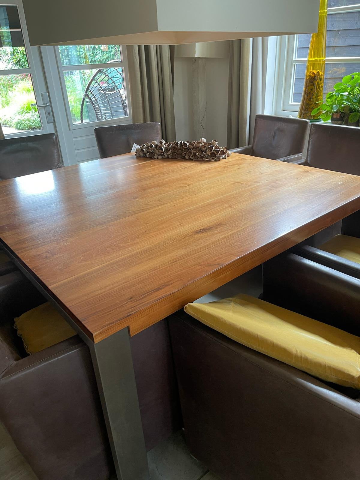 Eettafel Plantagie, Ophalen, 50 tot 100 cm, Zo goed als nieuw, 150 tot 200 cm