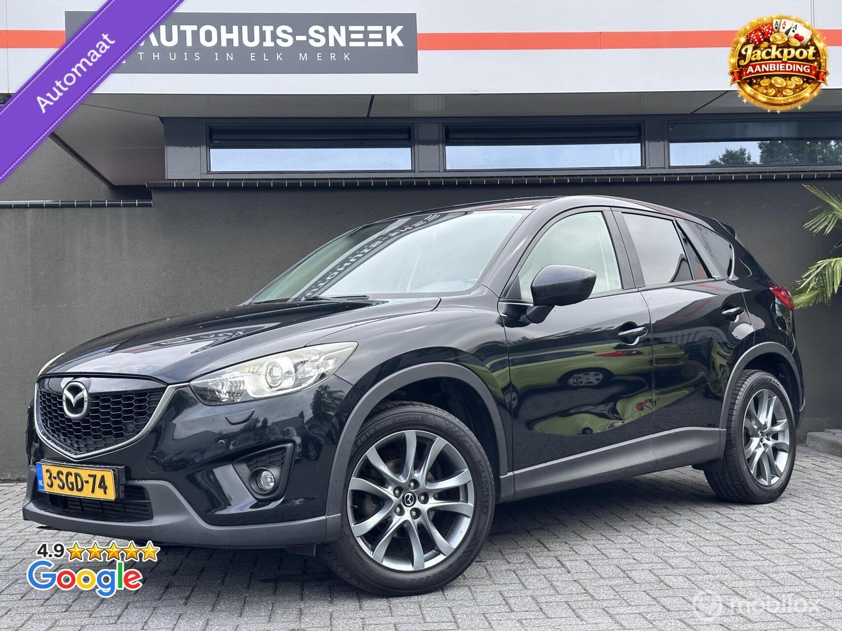 Mazda CX-5 2.2D GT-M 4WD | Automaat | trekhaak | Leer | Bose, Auto's, Mazda, Automaat, Gebruikt, Euro 6, 4 cilinders