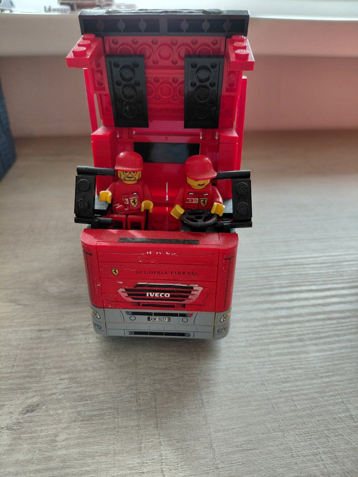 Lego scuderia Ferrari F1 Racers Transport Vrachtwagen en Aut, Gebruikt, Lego, Ophalen of Verzenden, Racers