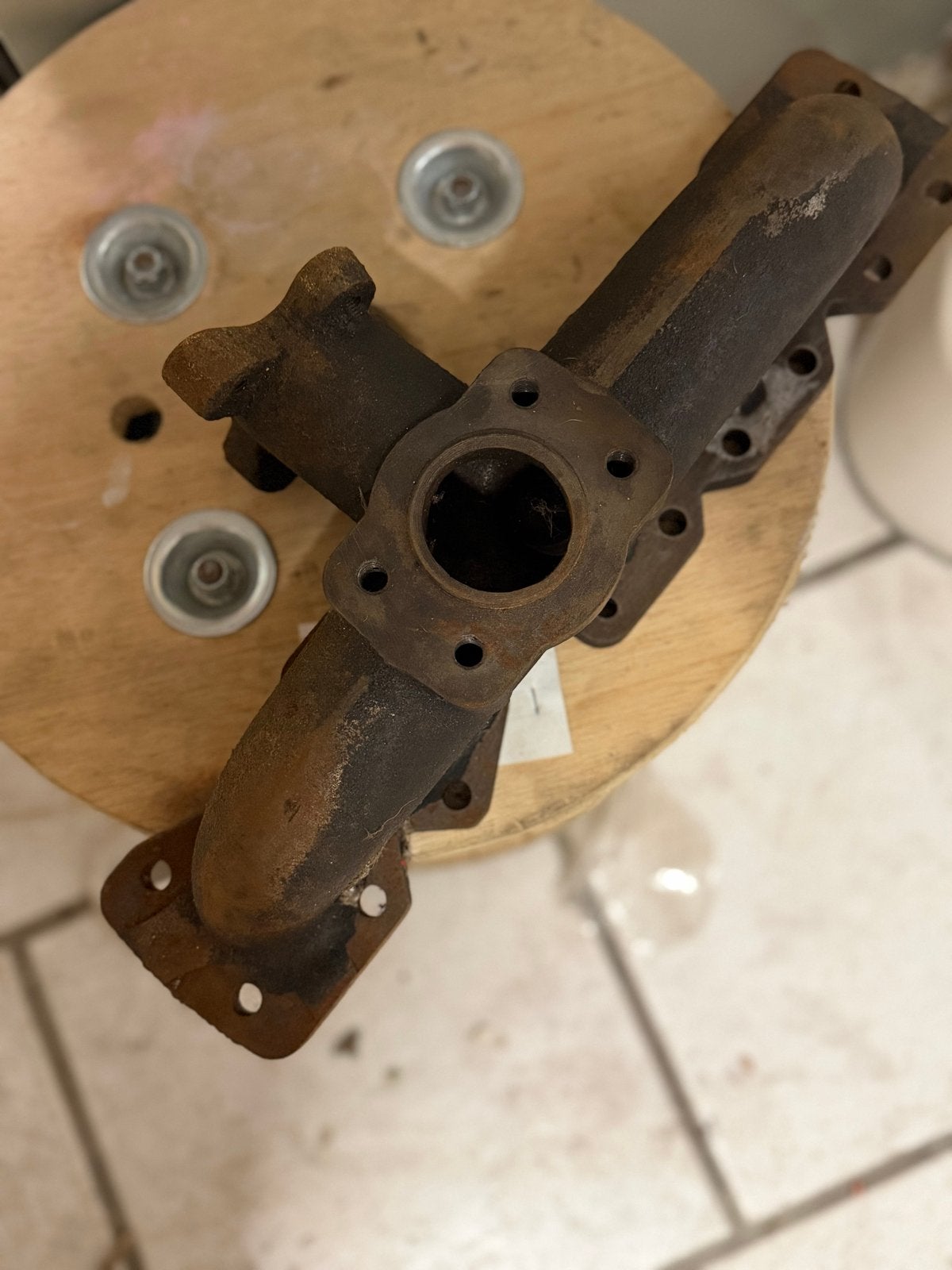 Uitlaatspruitstuk voor Oldtimer/Klassieke Auto, Ophalen of Verzenden, Gebruikt, Oldtimer onderdelen