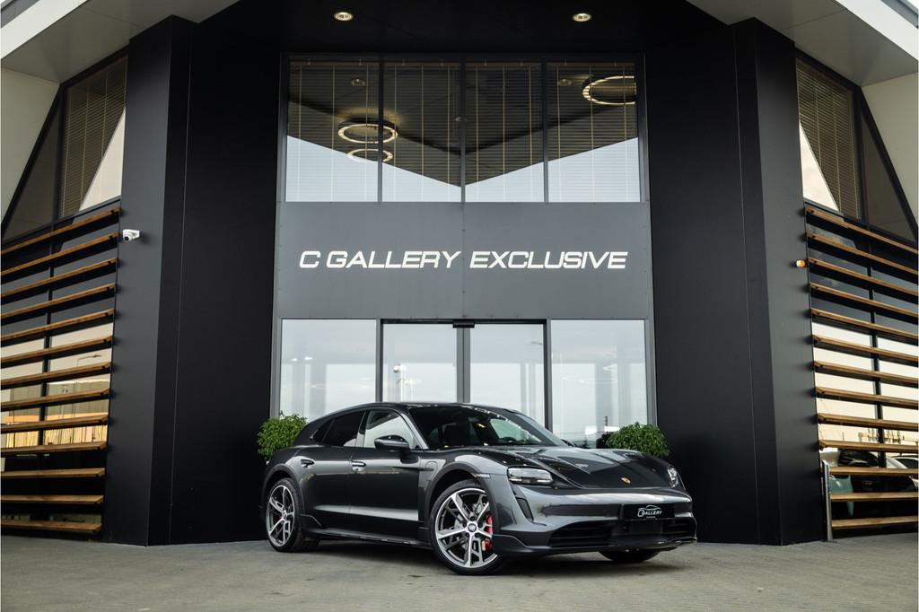Porsche Taycan Cross Turismo 4S 93 kWh - Sport Chrono + | Pa, Auto's, Porsche, Automaat, Zwart, 4 stoelen, Leder