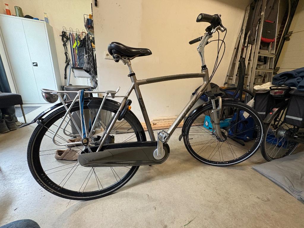 trek navigator 600, Fietsen en Brommers, Gebruikt, Versnellingen, 61 tot 65 cm, Trommelrem