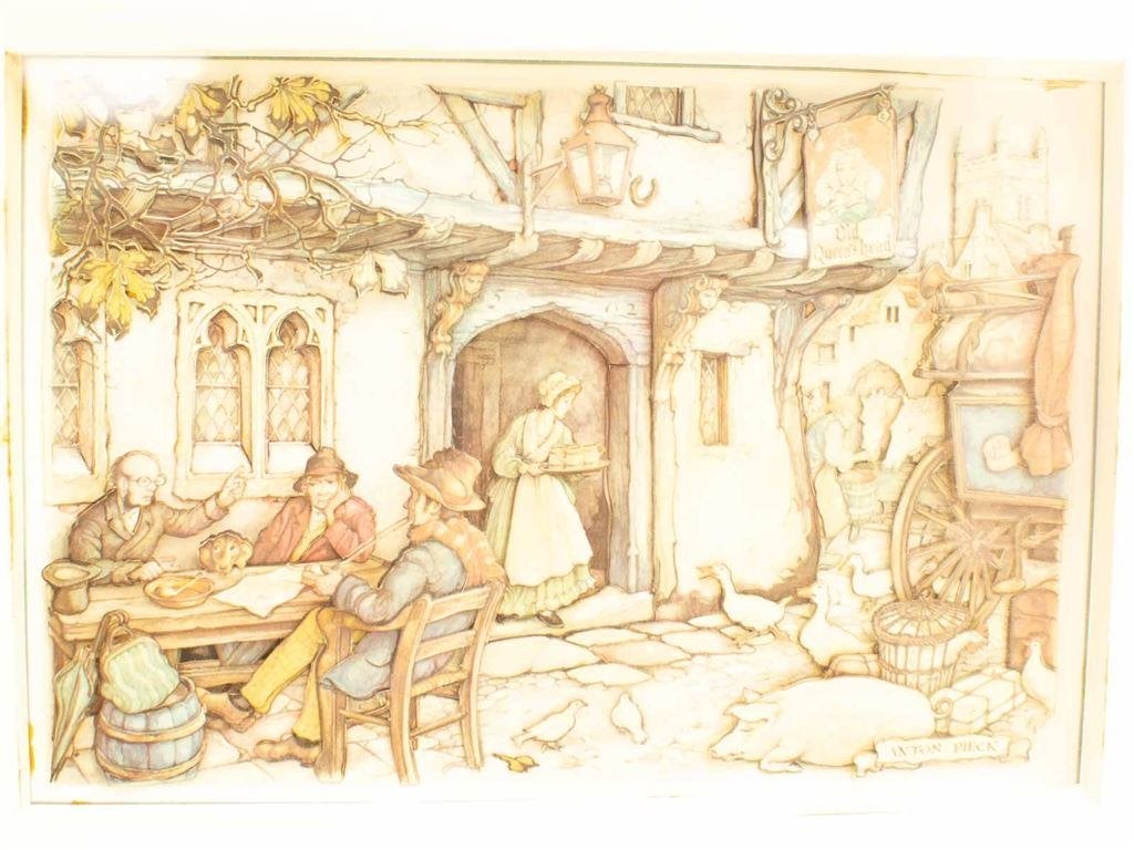 Anton piek 3 d schilderij 31842, Ophalen of Verzenden, Gebruikt, Schilderij