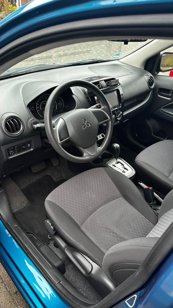 Mitsubishi Space Star 1.0 automaat, Stof, 840 kg, Blauw, Origineel Nederlands