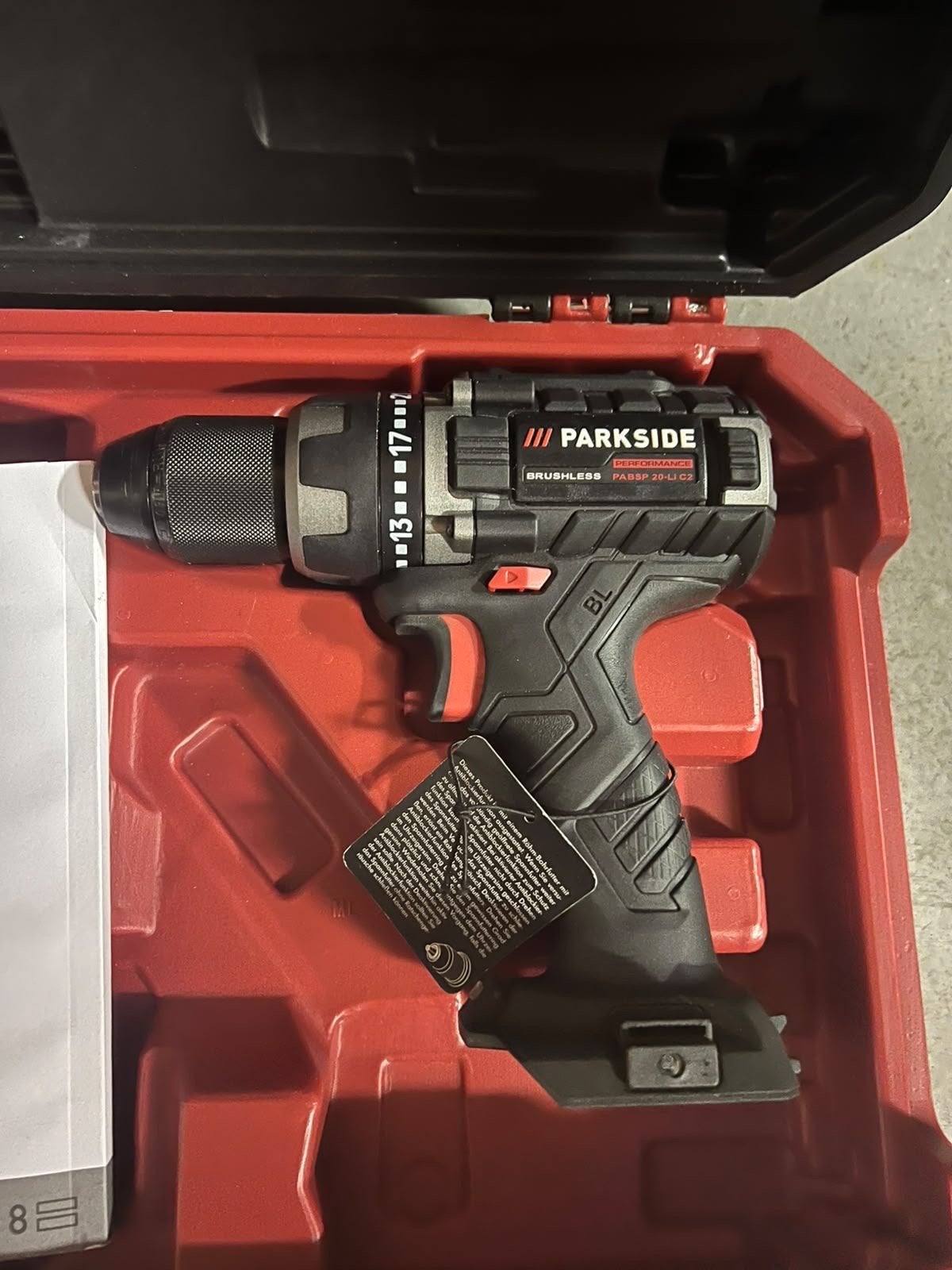 Parkside Performance Accu Boor-/Schroefmachine, Ophalen of Verzenden, Zo goed als nieuw, Boor- en Schroefmachine