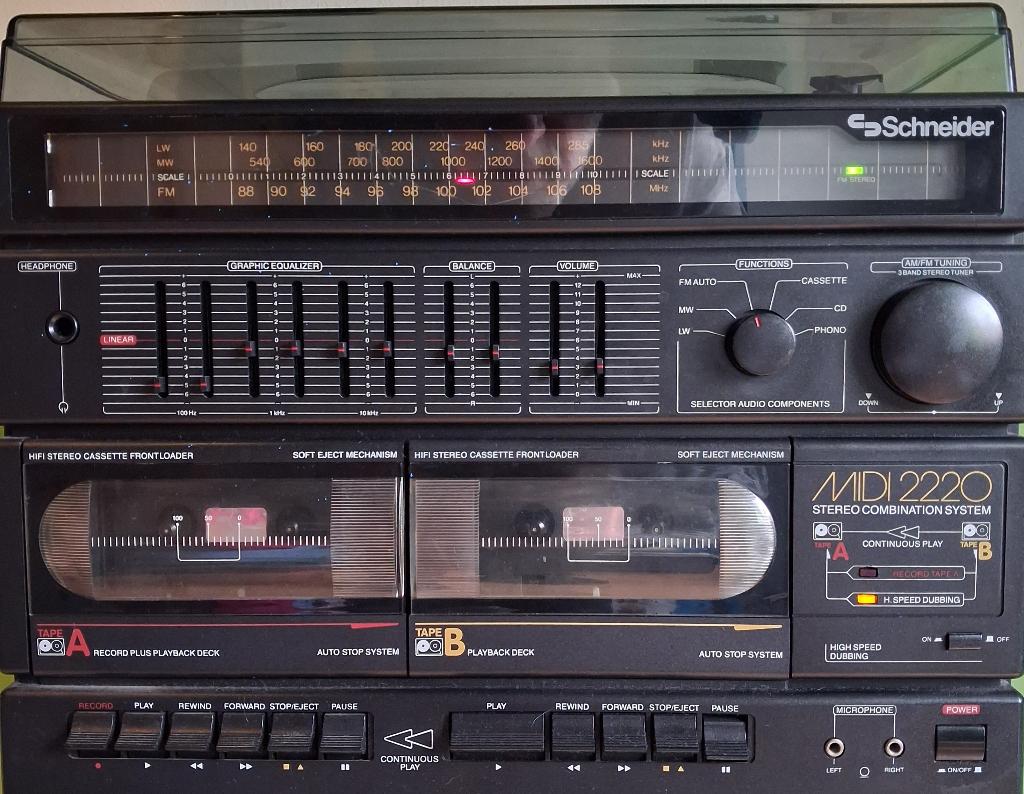 Stereo toren vintage, Ophalen, Gebruikt, Tuner of Radio, Overige merken