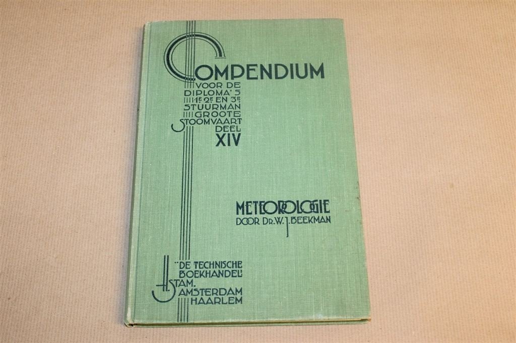 Meteorologie — Vintage Stuurmanshandboek Stoomvaart 1932, Ophalen of Verzenden, Gelezen, Natuurwetenschap