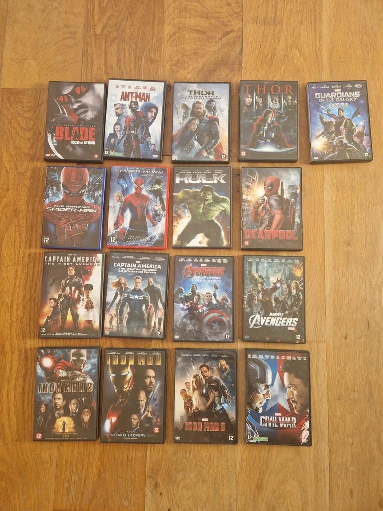 17 Marvel Films (DVD collectie), Vanaf 12 jaar, Ophalen of Verzenden, Zo goed als nieuw