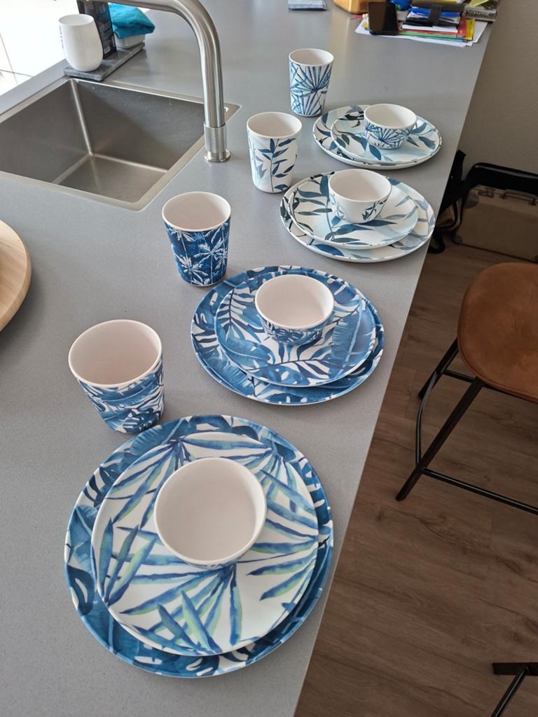 Camping kunststof servies, Ophalen of Verzenden, Zo goed als nieuw