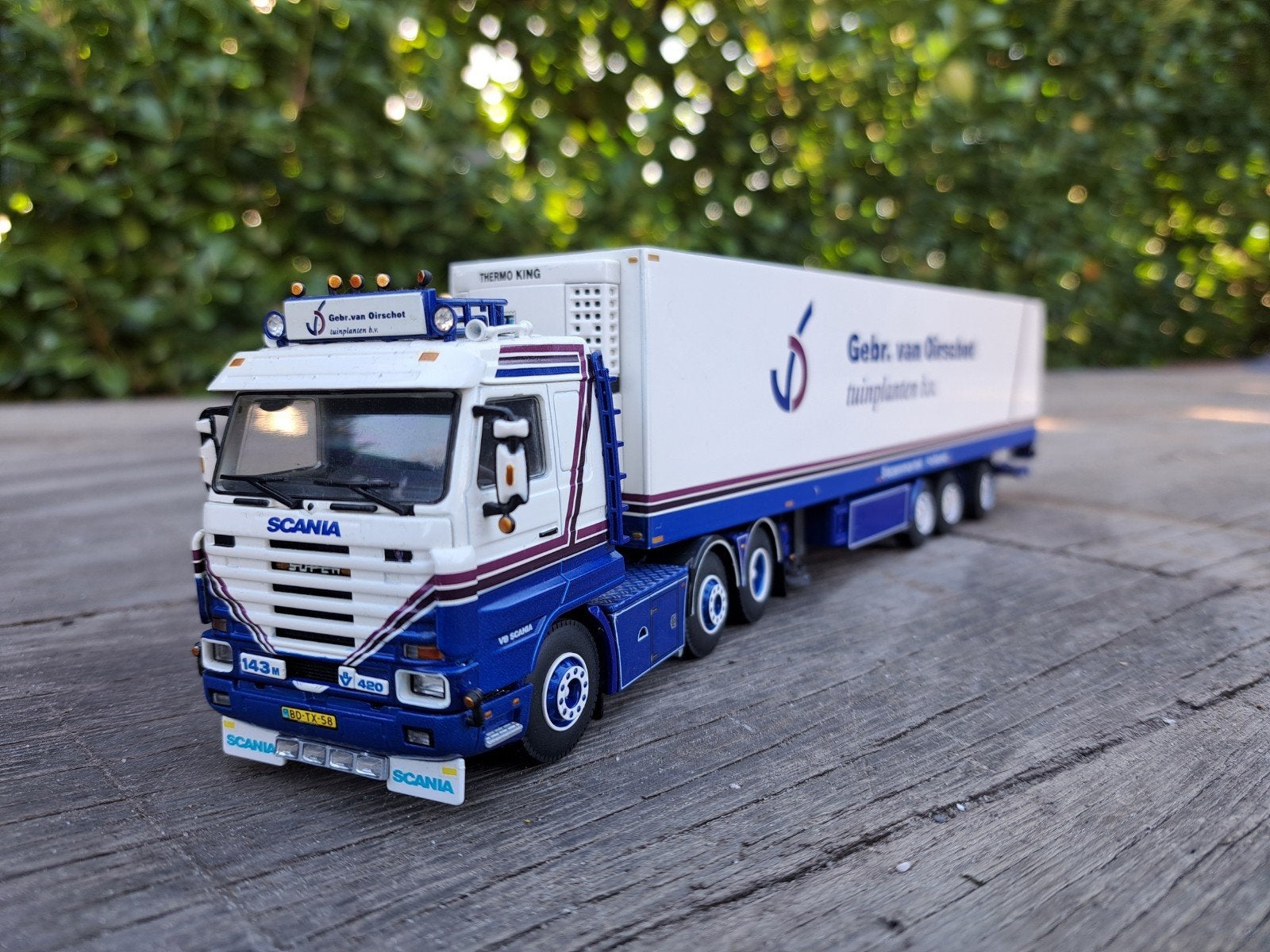 WSI Scania R Streamline 6x2 van Oirschot, Hobby en Vrije tijd, Gebruikt, ., Ophalen of Verzenden, .