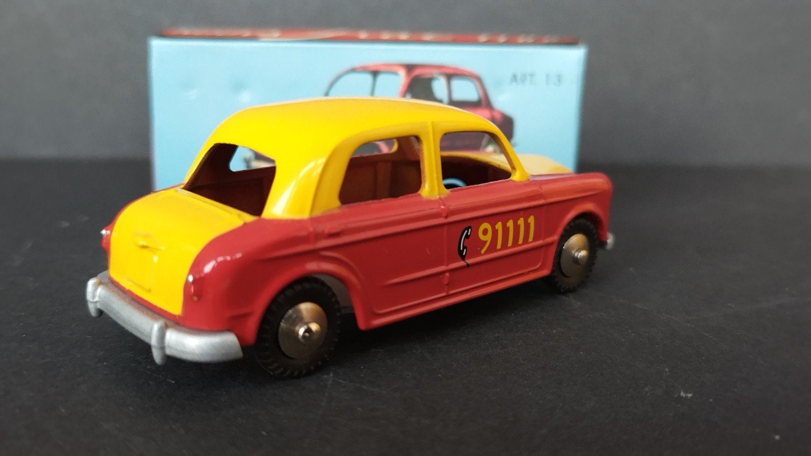 Fiat 1100 Taxi 1:43 Mercury Italy Re-edition Pol, Hobby en Vrije tijd, Overige merken, Auto, Verzenden, Nieuw