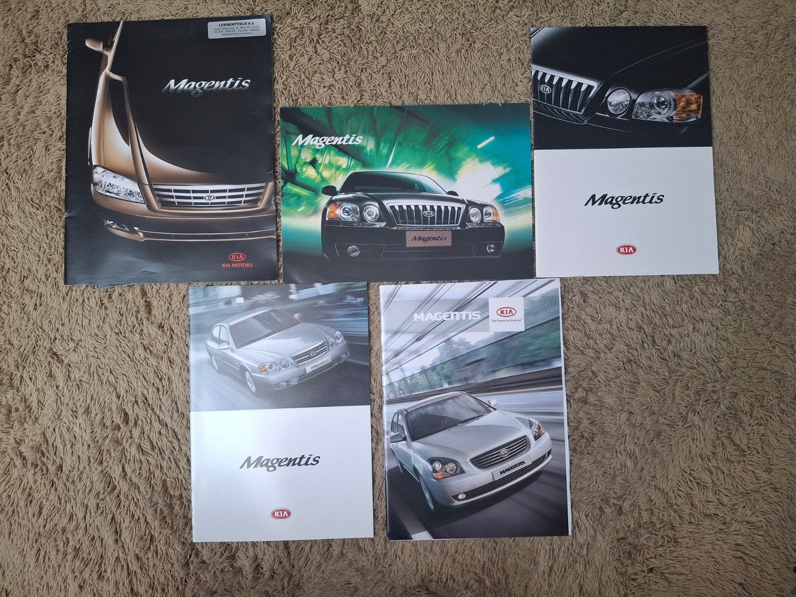 Lot autofolders Kia Magentis, Verzenden, Zo goed als nieuw, Overige merken