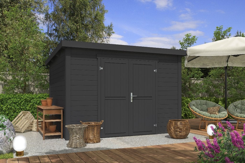 Blokhut Lotta 300x250 Onbehandeld vuren, Verzenden, Nieuw