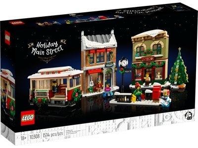 10308 kerst in de dorpsstraat, Kinderen en Baby's, Lego, Nieuw, Ophalen of Verzenden, Icons