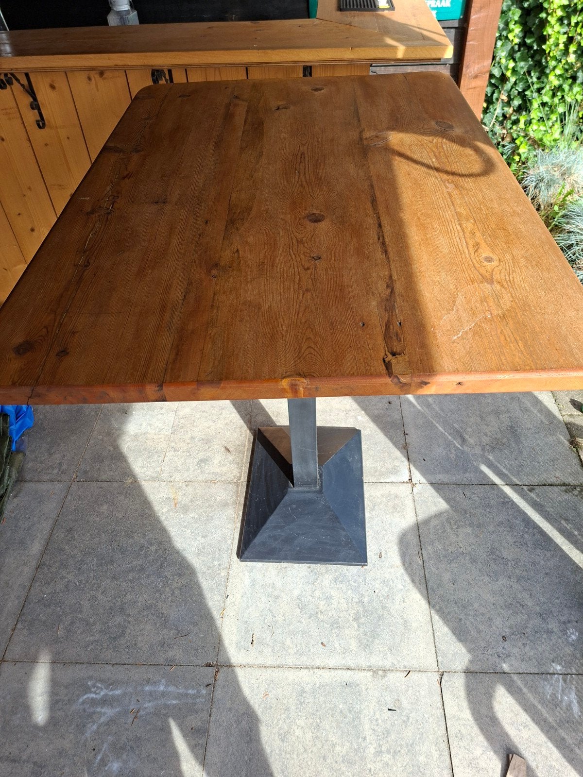 Bartafel/statafel blad 84x120 cm, 112 cm hoog, Ophalen, Zo goed als nieuw