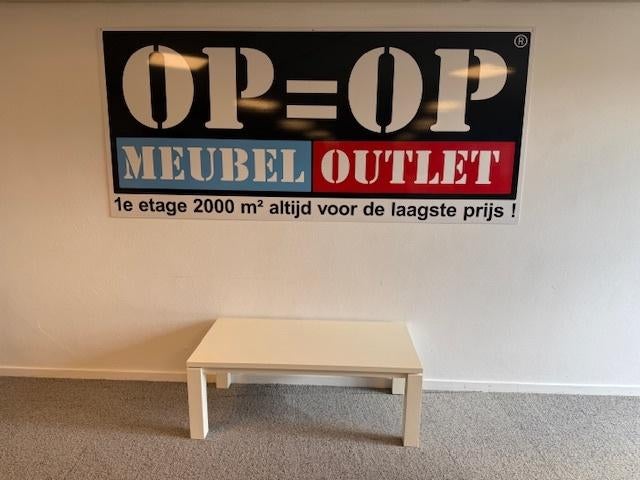 salontafel creme, Ophalen, Overige materialen, Gebruikt, 100 tot 150 cm