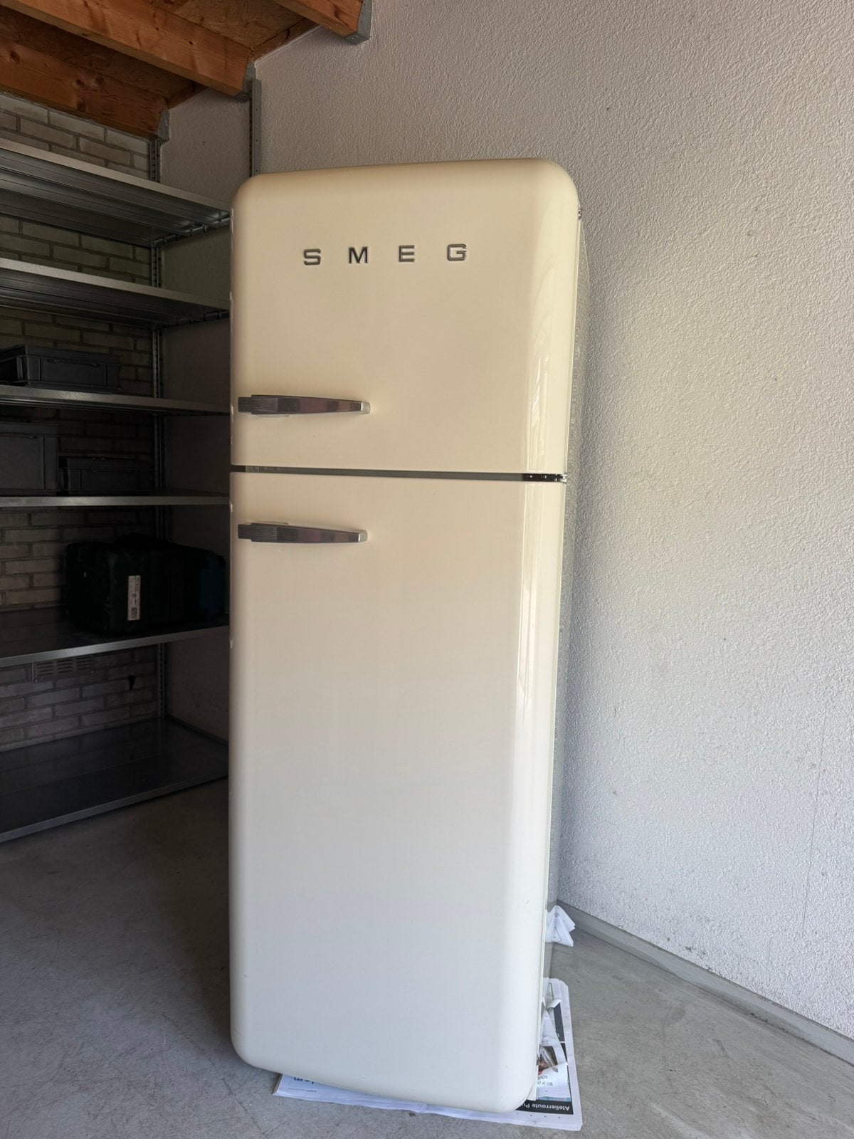SMEG FAB30 Crème, Ophalen, 200 liter of meer, 60 cm of meer, 160 cm of meer