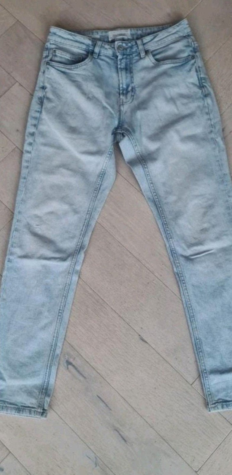 Pull & Bear jeans slimfit, maat 38, Blauw, W32 (confectie 46) of kleiner, Ophalen of Verzenden, Zo goed als nieuw