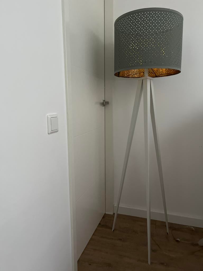 Vloerlamp, Ophalen, Zo goed als nieuw, Metaal, 100 tot 150 cm