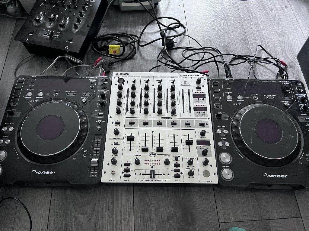 Dj set 2x CDJ-1000 + mengpaneel + speakers, Muziek en Instrumenten, Dj-sets en Draaitafels, Ophalen, Gebruikt, Dj-set, Pioneer