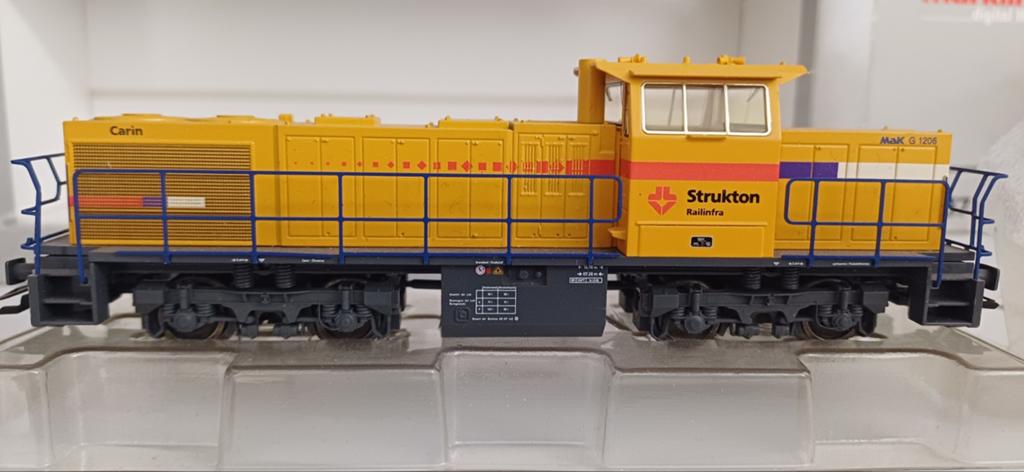 Märklin37658 Diesellocomotief MaK 6400 Strukton CARIN van NS, Wisselstroom, Locomotief, Ophalen of Verzenden, Märklin