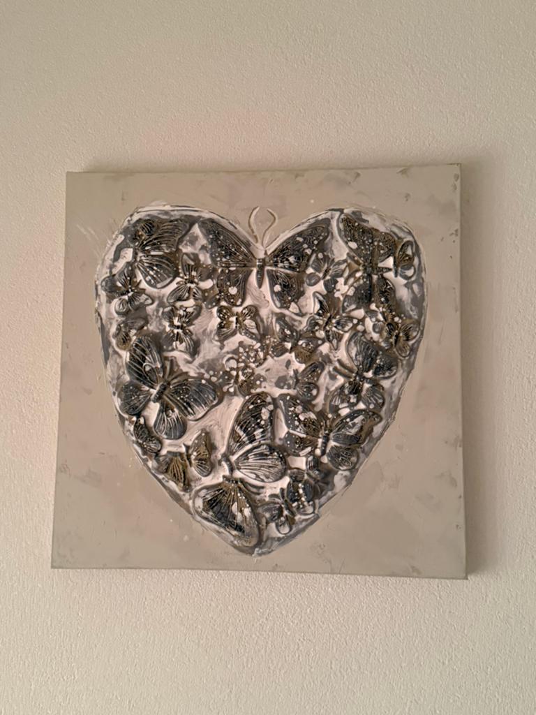 Schilderijen, 50 tot 75 cm, Ophalen of Verzenden, Zo goed als nieuw, Schilderij
