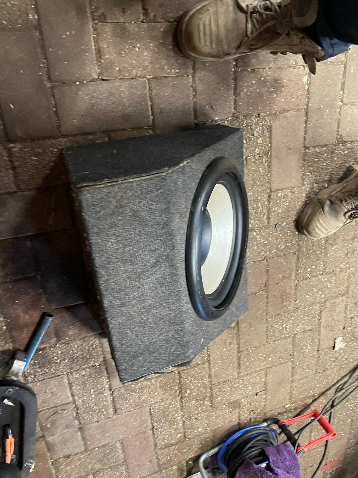 Infinity Subwoofer - Krachtige bas voor uw geluidssysteem, Gebruikt, Subwoofer, Ophalen of Verzenden, Geschikt voor surround/home cinema