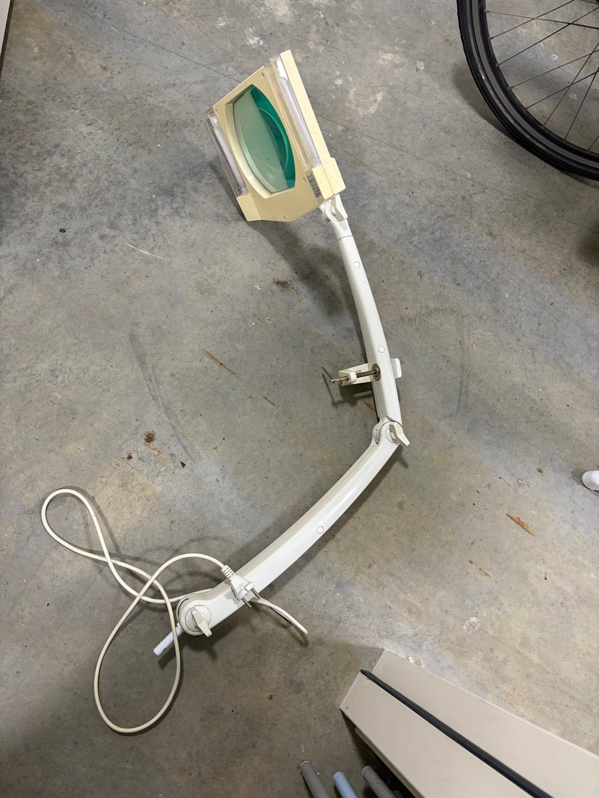 Gebruikte loeplamp met tafelklem - nog in goede staat, Ophalen, Gebruikt, Loeplamp