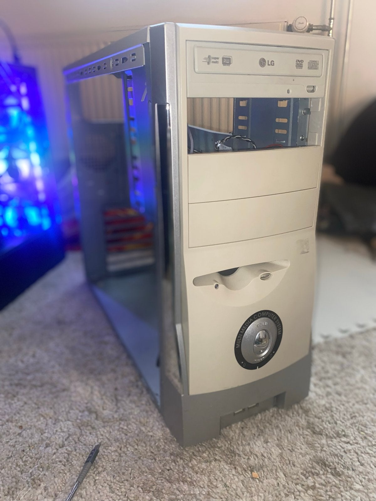Sleeper PC Behuizing Jaren '90 met USB, Ophalen of Verzenden, Gebruikt