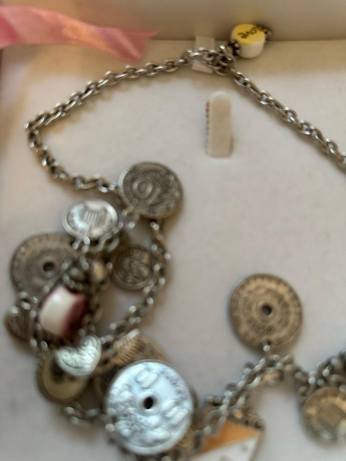 Blond Amsterdam Ketting met bedeltjes, Ophalen of Verzenden, Zo goed als nieuw, Zilver, Overige materialen