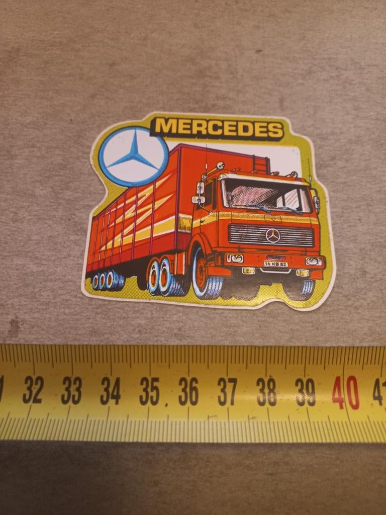 Mercedes, Verzamelen, Stickers, Ophalen of Verzenden, Zo goed als nieuw