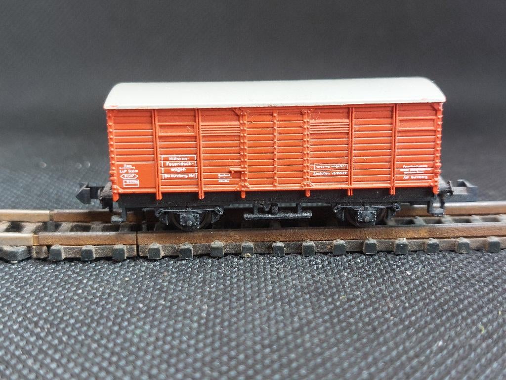 Minitrix 3514 - dienstwagen ongevallentrein (13188), Gebruikt, Gelijkstroom, Trix, Wagon