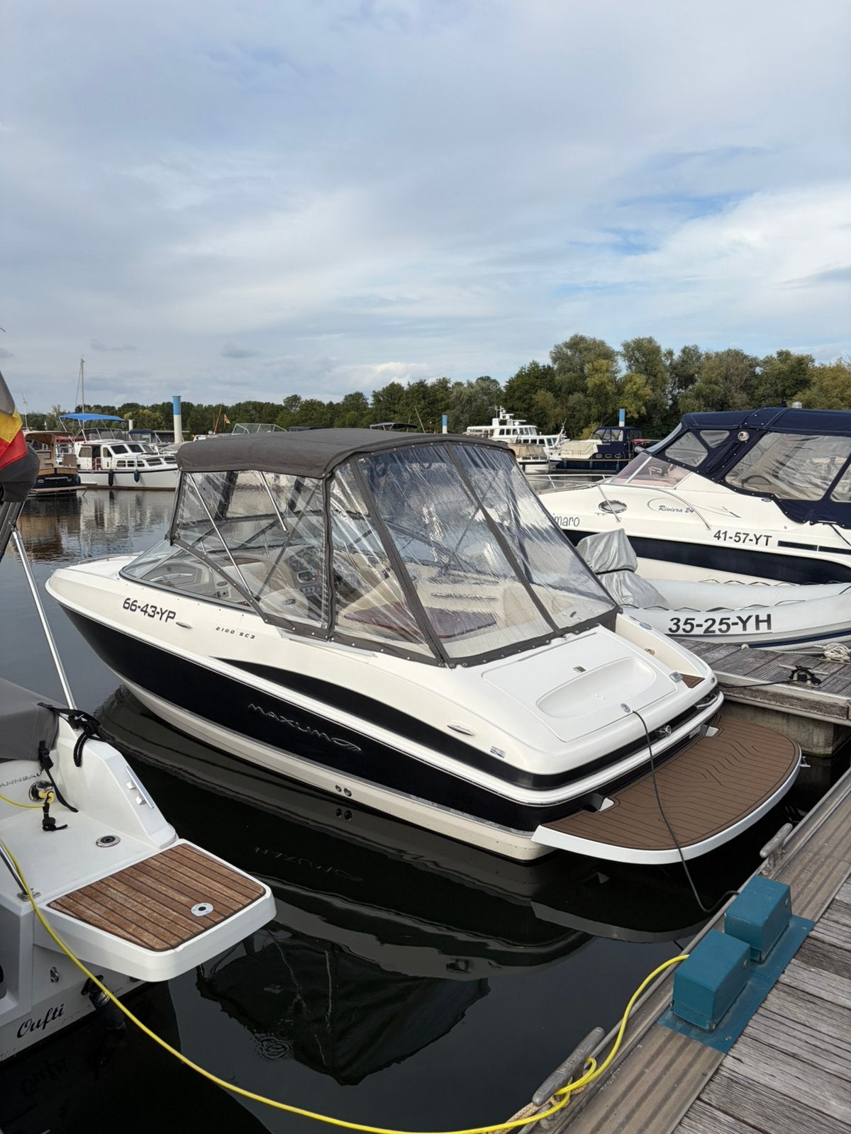 Maxum 2100 SC3 met Vlemmix trailer, Overige merken, Binnenboordmotor, Polyester, Speedboot
