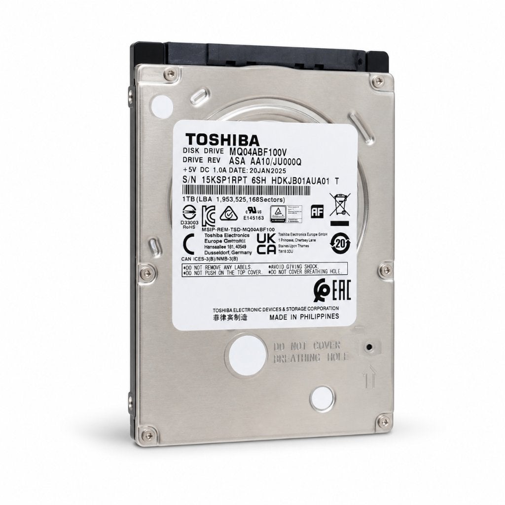 Toshiba MQ04ABF100V 1TB 2,5 inch SATA Harde Schijf - HDD, Computers en Software, Harde schijven, Intern, Toshiba, ., Nieuw