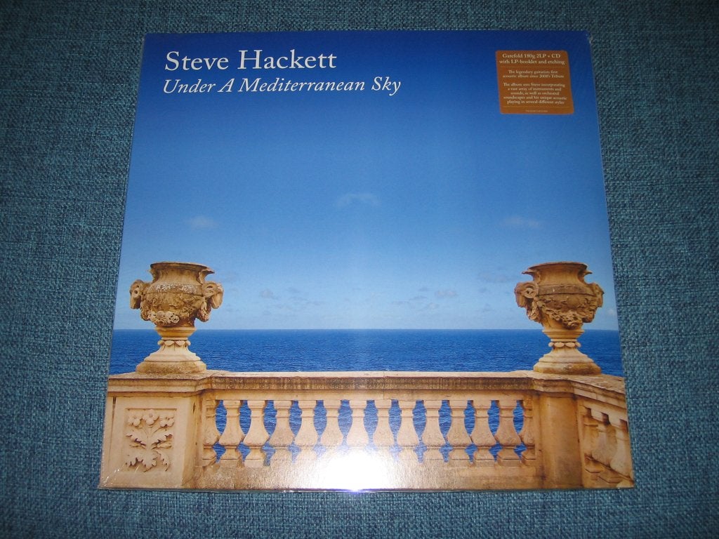 LP Steve Hackett – Under A Mediterranean Sky  180 g 2LP + CD, Ophalen of Verzenden, Nieuw in verpakking, 12 inch, Poprock