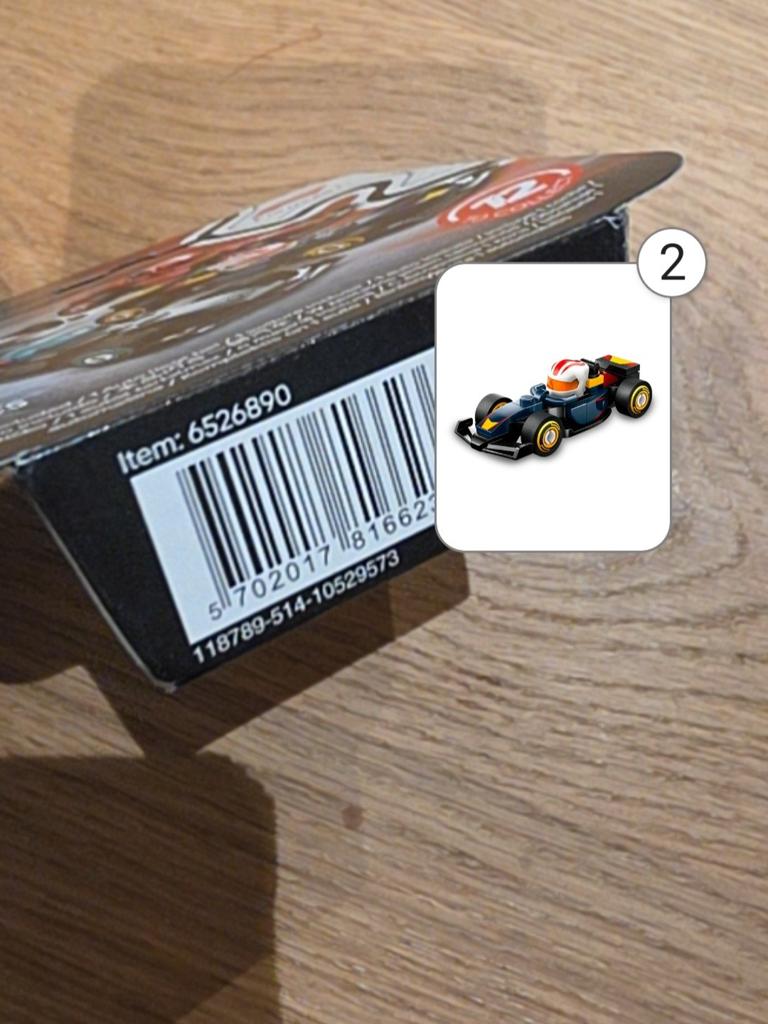 Lego 71049 F1 raceauto mini Max Verstappen ( Nieuw )!, Ophalen of Verzenden, Nieuw