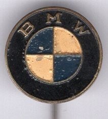 BMW zilverkleurig auto speldje ( A_106a), Ophalen of Verzenden, Zo goed als nieuw, Transport, Speldje of Pin