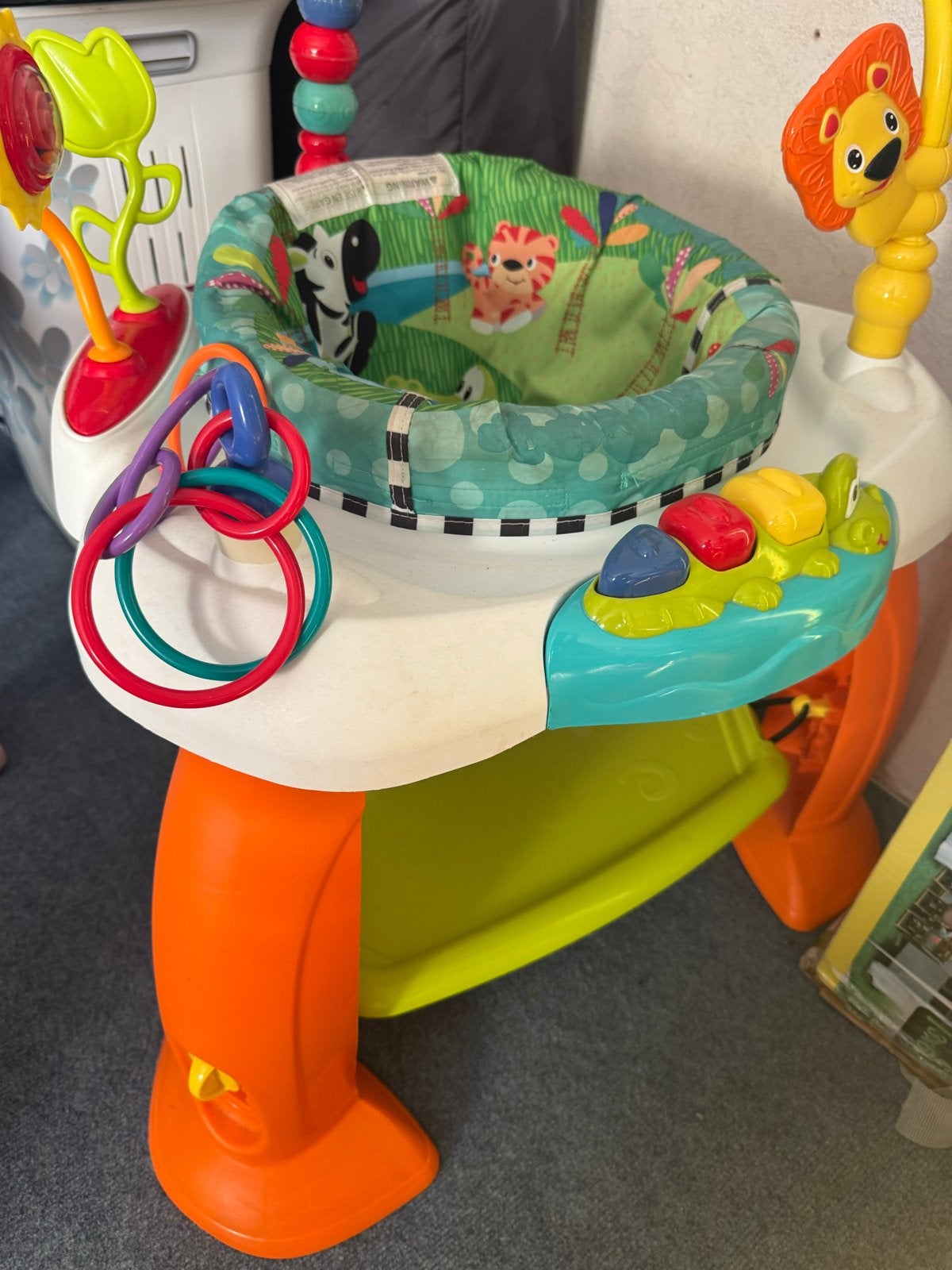 Springstoel / Baby Jumper - Zo goed als nieuw, Ophalen, Zo goed als nieuw, Overige typen, Met geluid