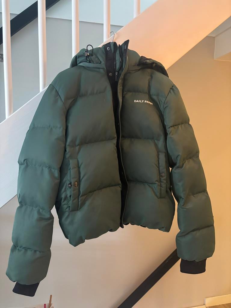 Daily paper winterjas, Ophalen of Verzenden, Zo goed als nieuw, Groen