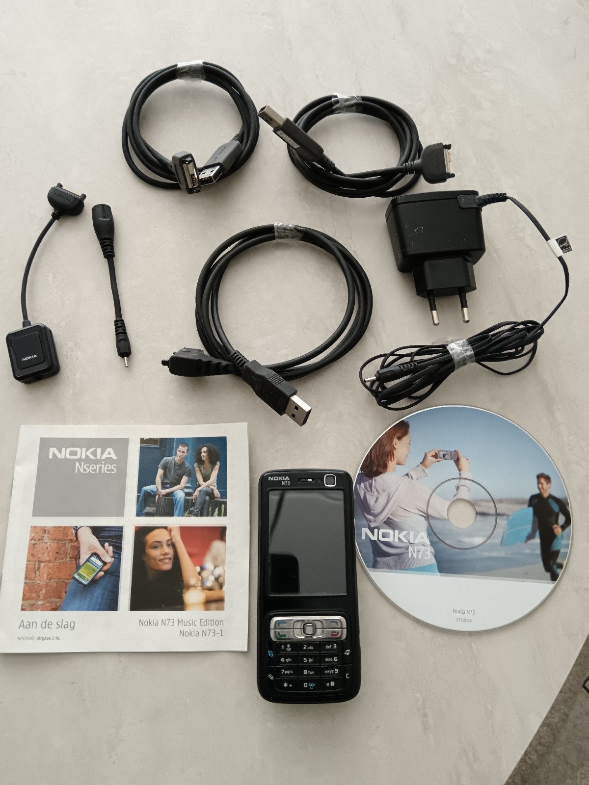 Nokia N73 Music Edition - Compleet in doos, Telecommunicatie, Zwart, 3 tot 6 megapixel, Ophalen of Verzenden, Zo goed als nieuw