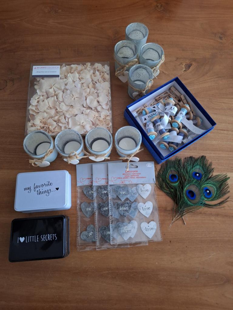 Bruiloftversiering, Ophalen of Verzenden, Versiering, Geboorte of Huwelijk