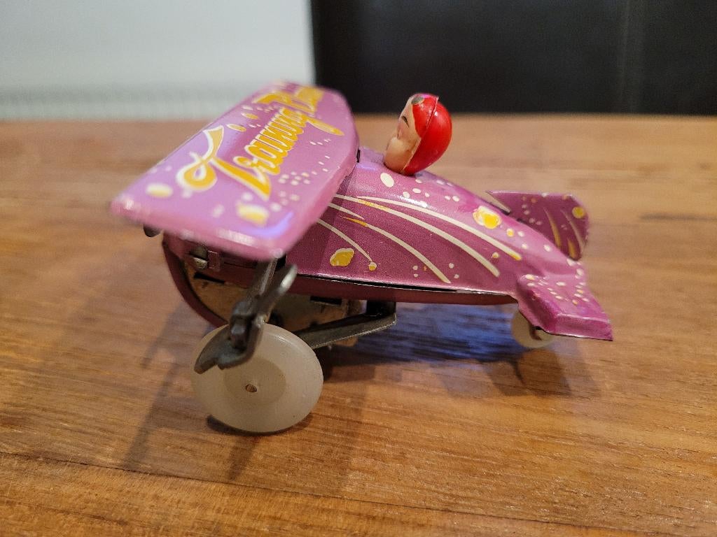 oud blikken sport vliegtuig, Verzamelen, Ophalen of Verzenden, Zo goed als nieuw