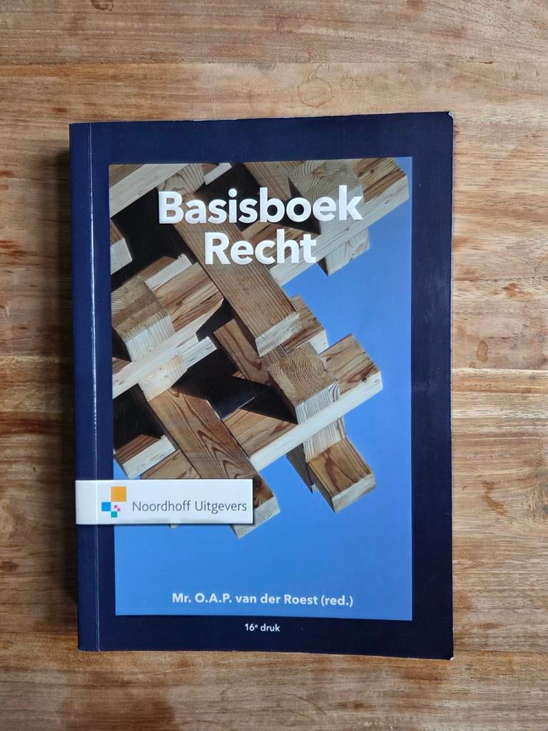 Basisboek Recht - Mr. O.A.P. van der Roest (red.), Gelezen, Mr. O.A.P. van der Roest (red.), Gamma, HBO