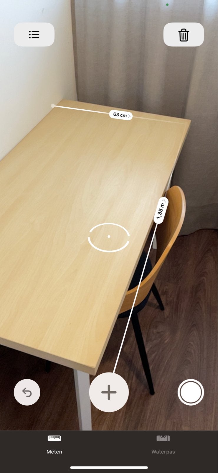 IKEA bureau - Licht hout met witte poten, Ophalen, Gebruikt, Hout, IKEA