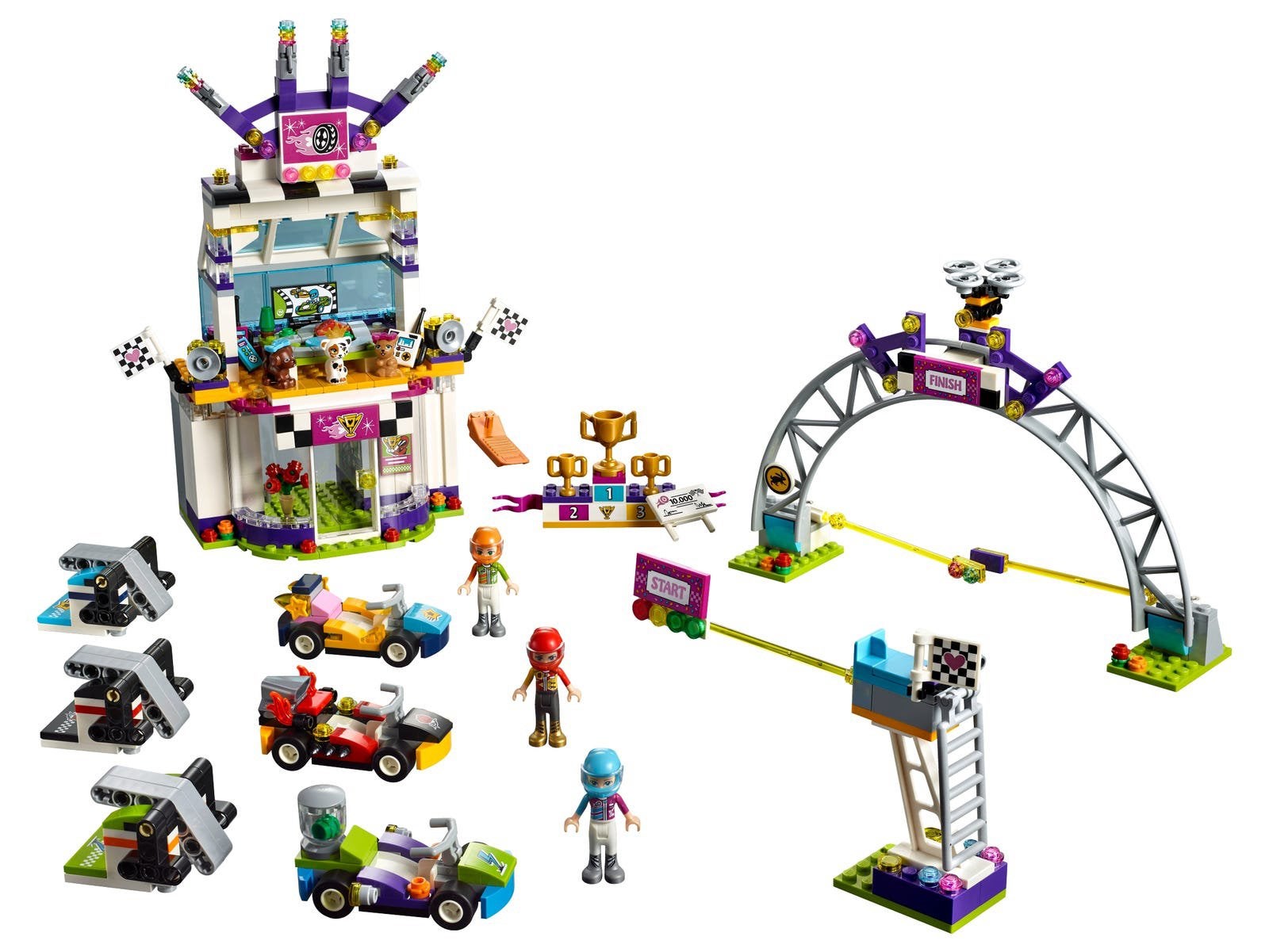 Lego Friends De Grote Racedag 41352, Lego, Friends, Ophalen of Verzenden, Complete set