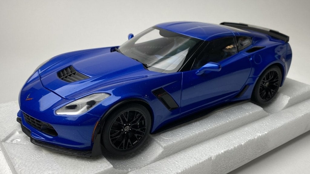 Autoart 1:18 Chevrolet Corvette C7 Z06 ( Blue Tintcoat) 2014, Hobby en Vrije tijd, Autoart, -, Nieuw, Ophalen of Verzenden