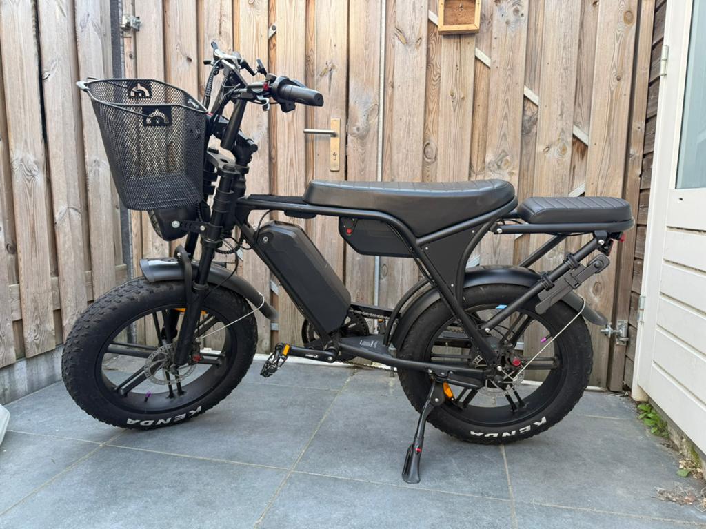Fatbike ouxi V8 dubbele accu + NFC chip reader, Zo goed als nieuw, 59 cm of meer, 50 km per accu of meer, Ophalen