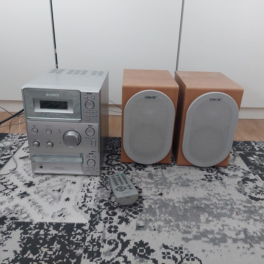Sony CMT-CP101 Micro Hifi Systeem met Cassettedeck en CD, Ophalen