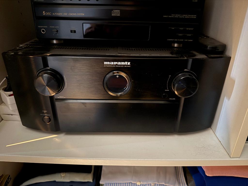 Markantz versterker receiver SR7007, Audio, Tv en Foto, Versterkers en Receivers, Ophalen, Gebruikt, 120 watt of meer, Overige merken